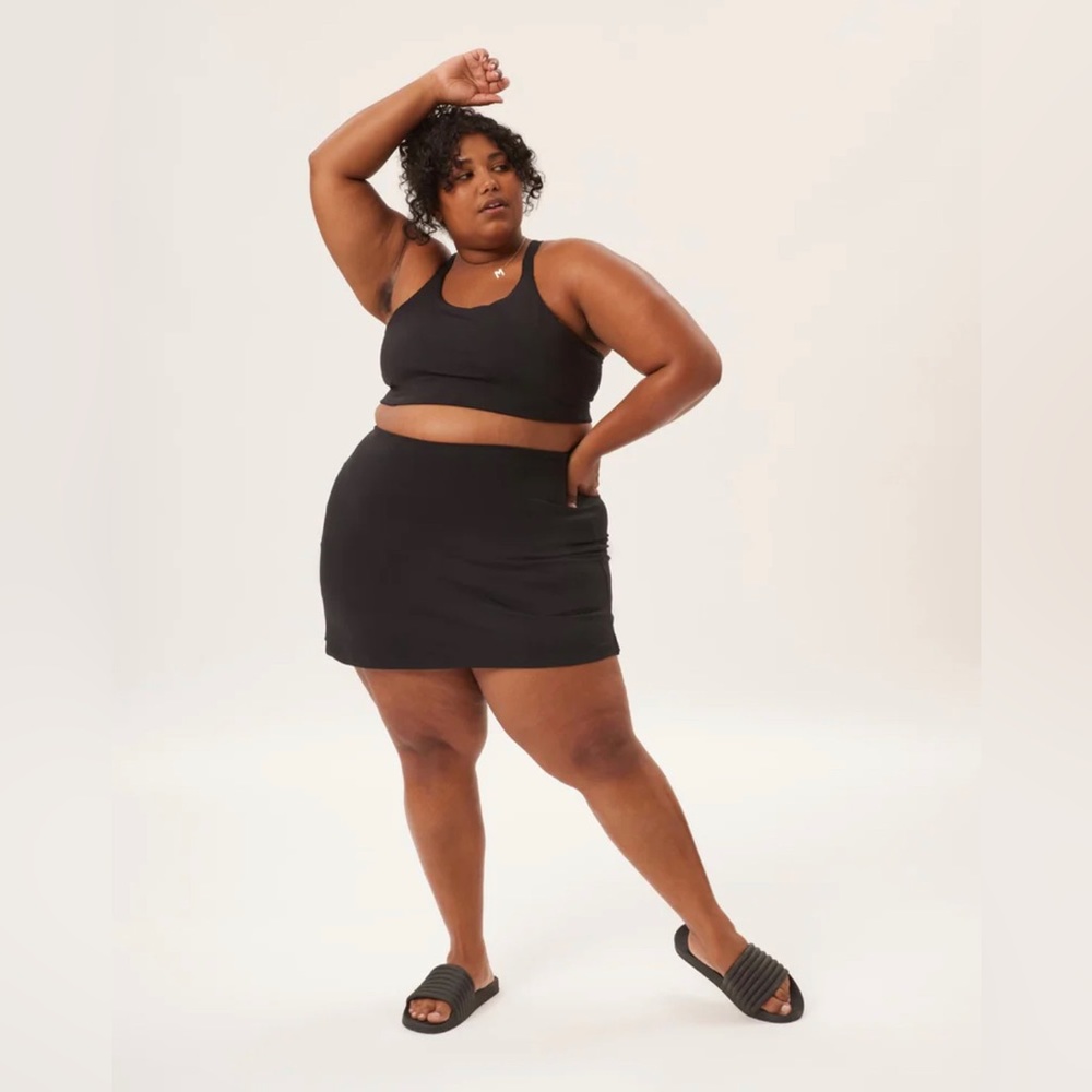 Girlfriend Collective Black Skirt